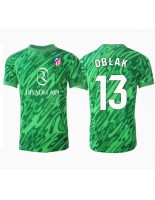 Moške Nogometnih dresov Atletico Madrid Jan Oblak #13 Vratar Gostujoči 2024-25 Kratki rokavi